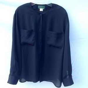 Harve Benard Black Blouse